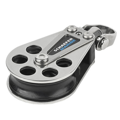Schaefer Single Stainless Steel Block - 51mm Sheave Schaefer Single Stainless Steel Block - 51mm Sheave
