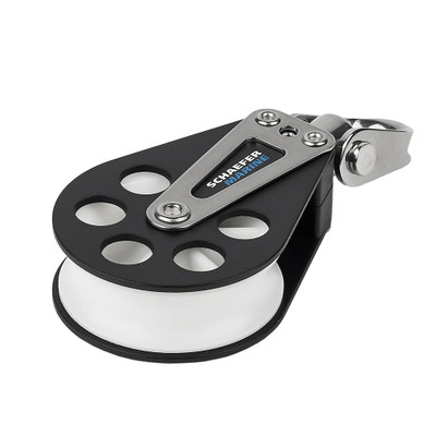 Schaefer Single Aluminum Block - 60mm Sheave Schaefer Single Aluminum Block - 60mm Sheave