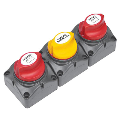 BEP Battery Distribution Cluster f/Single Engine w/Two Dedicated Battery Banks - Horizontal Mounting BEP Battery Distribution Cluster f/Single Engine w/Two Dedicated Battery Banks - Horizontal Mounting