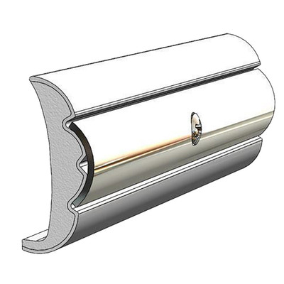 TACO Rigid Vinyl Flex-Core Rub Rail 1.58" x .635" - Frosty White 60' TACO Rigid Vinyl Flex-Core Rub Rail 1.58" x .635" - Frosty White 60'