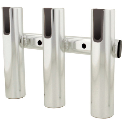 TACO 3-Rod Holder Rack - Brushed Aluminum TACO 3-Rod Holder Rack - Brushed Aluminum