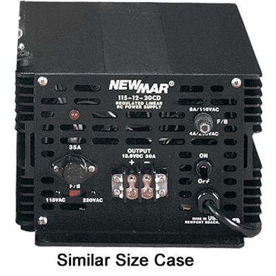 Newmar 115-24-18CD Pwr Supply 115/230VAC To 24VDC @ 18A Cont