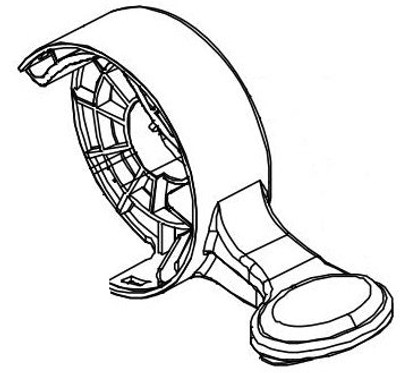Dometic 385311121 Toilet Flush Pedal Dometic 385311121 Toilet Flush Pedal
