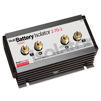 ProMariner Battery Isolator - 2 Alternator - 2 Battery - 70 AMP ProMariner Battery Isolator - 2 Alternator - 2 Battery - 70 AMP