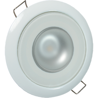 Lumitec Mirage Flush Mount Down Light Spectrum RGBW - White Housing