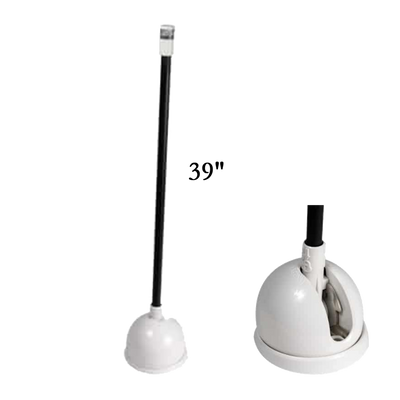 Lumitec Contour Anchor Light - 39" - Black Shaft White Base