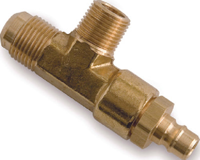 Seastar HF5519 Dometic HF5519 Hydraulic Fitting Bleed Tees TM Cylinders  Brass  2/Kit