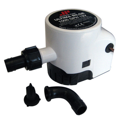 Johnson Pump Ultima Bilge 1000 GPH 3/4" Hose Dura Port Johnson Pump Ultima Bilge 1000 GPH 3/4" Hose Dura Port
