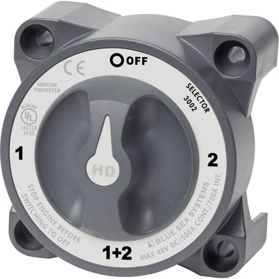 Blue Sea 3002 HD-Series Battery Switch Selector Blue Sea 3002 HD-Series Battery Switch Selector