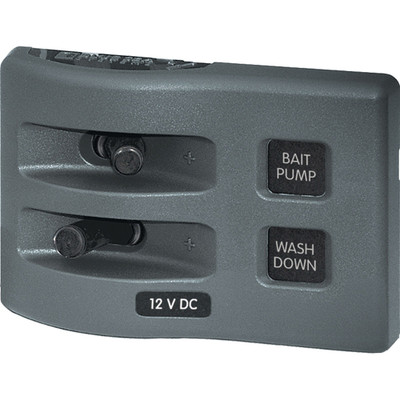 Blue Sea 4303 WeatherDeck® 12V DC Waterproof Switch Panel - 2 Position Blue Sea 4303 WeatherDeck® 12V DC Waterproof Switch Panel - 2 Position