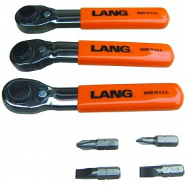 Lang Tools 5220 Bit Wrench Set, 7-piece, fine tooth