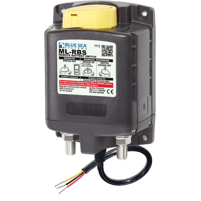 Blue Sea 7713 ML-RBS Remote Battery Switch w/Manual Control Release - 12V Blue Sea 7713 ML-RBS Remote Battery Switch w/Manual Control Release - 12V