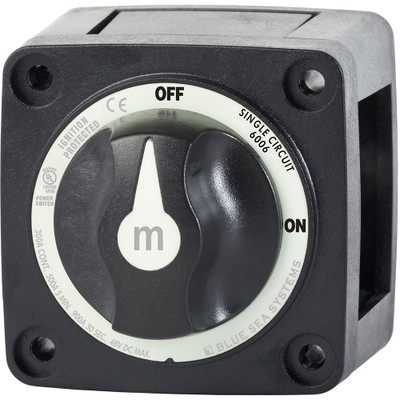 Blue Sea 6006200 Battery Switch Mini ON/OFF - Black Blue Sea 6006200 Battery Switch Mini ON/OFF - Black