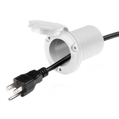 Guest AC Universal Plug Holder - White Guest AC Universal Plug Holder - White