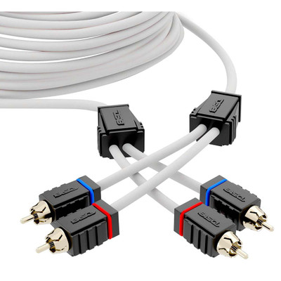 DS18 Marine Tinned OFC RCA Cable - 12' DS18 Marine Tinned OFC RCA Cable - 12'