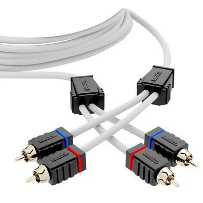 DS18 Marine Tinned OFC RCA Cable - 3' DS18 Marine Tinned OFC RCA Cable - 3'