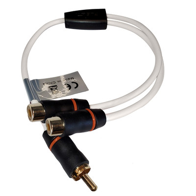 FUSION Standard RCA Cable Splitter - 1 Male to 2 Female - 1'
