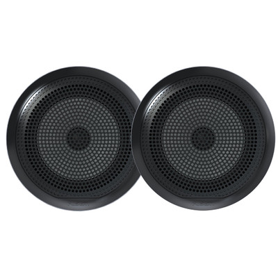 FUSION EL-F651B EL Series Full Range Shallow Mount Marine Black Speakers - 6.5" w/ LED Lights FUSION EL-F651B EL Series Full Range Shallow Mount Marine Black Speakers - 6.5" w/ LED Lights