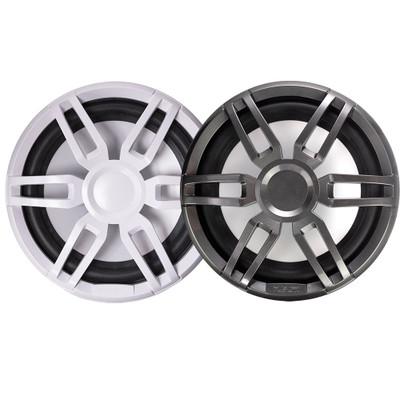 FUSION XS-SL10SPGW XS Series 10" 600 Watt Sports Marine Subwoofer - Sports White & Grey Grill Options FUSION XS-SL10SPGW XS Series 10" 600 Watt Sports Marine Subwoofer - Sports White & Grey Grill Options