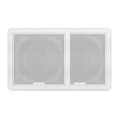 FUSION FM-65SW FM Series 6.5" 120 Flush Mount Square Marine Speakers - White Grill - 120W FUSION FM-65SW FM Series 6.5" 120 Flush Mount Square Marine Speakers - White Grill - 120W