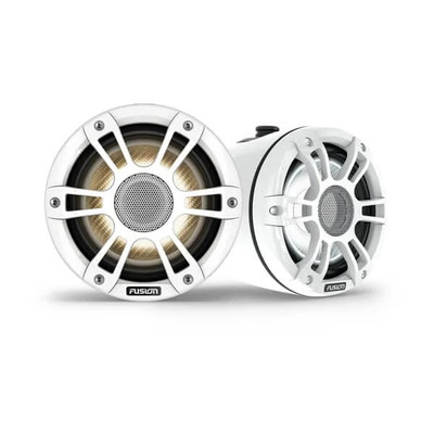 Fusion SG-FLT653SPW 6.5 Tower Speaker White With CRGBW Lighting Fusion SG-FLT653SPW 6.5 Tower Speaker White With CRGBW Lighting