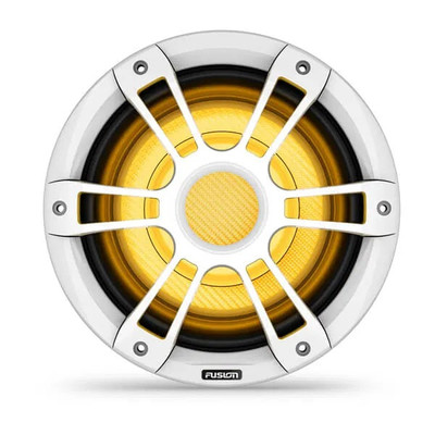 Fusion SG-SL103SPW 10 Speaker 600 Watt Sub-Woofer Sport Grille White Fusion SG-SL103SPW 10 Speaker 600 Watt Sub-Woofer Sport Grille White