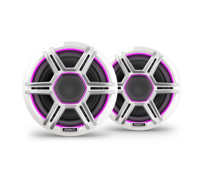 Fusion AP-FL65SPW 6.5in LED Apollo Series Speakers White Sport Grilles Fusion AP-FL65SPW 6.5in LED Apollo Series Speakers White Sport Grilles