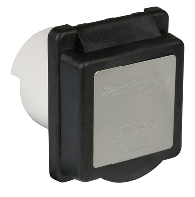 Marinco 301ELRVBLK Receptacle Marinco 301ELRVBLK Receptacle