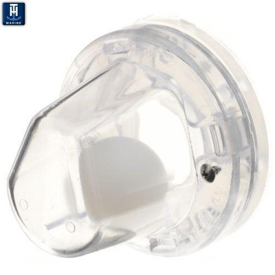 T-H Marine Flow-Max Ball Scupper - Clear