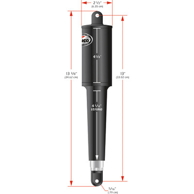 Lenco 102 Series Standard Actuator - 12V - 4-1/4" Stroke Lenco 102 Series Standard Actuator - 12V - 4-1/4" Stroke