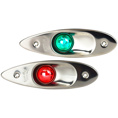 Sea-Dog Stainless Steel Flush Mount LED Side Lights Sea-Dog Stainless Steel Flush Mount LED Side Lights