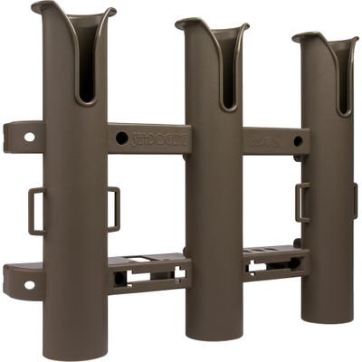 Sea-Dog Triple Threat Three Pole Rod Holder - Flat Dark Earth Sea-Dog Triple Threat Three Pole Rod Holder - Flat Dark Earth