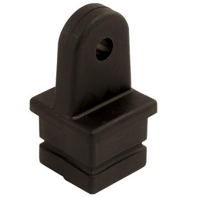 Sea-Dog Nylon Square Tube Top Insert - Black - 1" Sea-Dog Nylon Square Tube Top Insert - Black - 1"