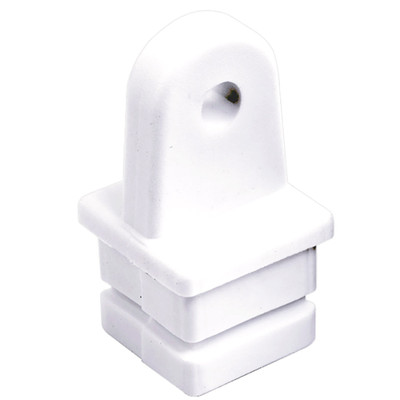 Sea-Dog Nylon Square Tube Top Insert - White - 1" Sea-Dog Nylon Square Tube Top Insert - White - 1"