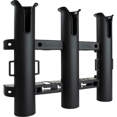 Sea-Dog Triple Threat Three Pole Rod Holder - Black Sea-Dog Triple Threat Three Pole Rod Holder - Black