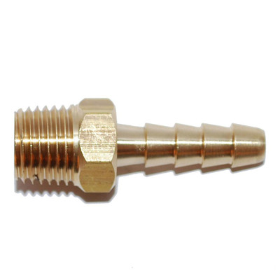 Attwood Universal Brass Fuel Hose Fitting - 1/4" NPT x 3/8" Barb Attwood Universal Brass Fuel Hose Fitting - 1/4" NPT x 3/8" Barb