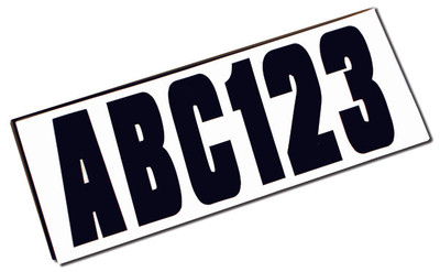 Attwood Letter & Number Kit - Black Attwood Letter & Number Kit - Black