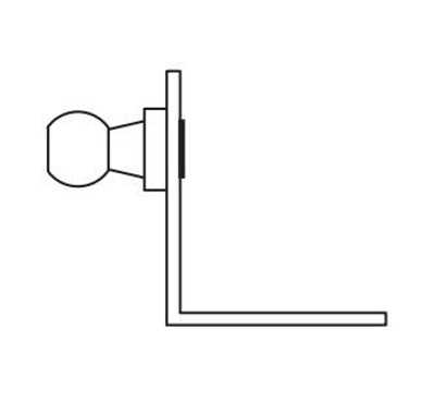Attwood Marine SL50SSP37 Hatch Lift Support Mounting Bracket Attwood Marine SL50SSP37 Hatch Lift Support Mounting Bracket
