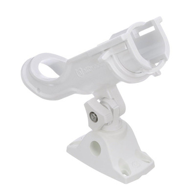 Attwood Heavy-Duty Adjustable Rod Holder w/Combo Mount - White Attwood Heavy-Duty Adjustable Rod Holder w/Combo Mount - White