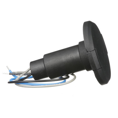 Attwood LightArmor Plug-In Base - 3 Pin - Black - Round Attwood LightArmor Plug-In Base - 3 Pin - Black - Round