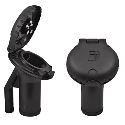 Attwood Deck Fill f/Pressure Relief Systems - Angled Body & Scalloped Black Plastic Cap Attwood Deck Fill f/Pressure Relief Systems - Angled Body & Scalloped Black Plastic Cap