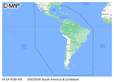C-MAP M-SA-Y038-MS Discover South America & Caribbean