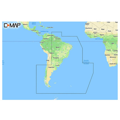 C-MAP REVEAL Chart - South America - East Coast