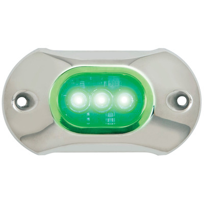 Attwood Light Armor Underwater LED Light - 3 LEDs - Green Attwood Light Armor Underwater LED Light - 3 LEDs - Green