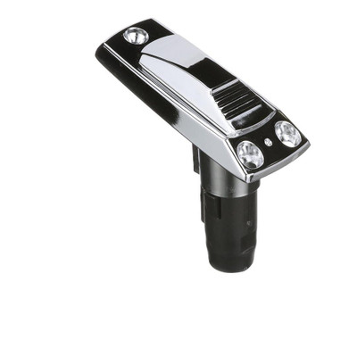 Attwood Rectangle 2-Pin Base f/Angled Pole - Zamak