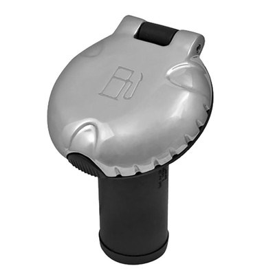 Attwood Deck Fill f/Carbon Canister System - Angled Body & Scalloped Chrome Cap Attwood Deck Fill f/Carbon Canister System - Angled Body & Scalloped Chrome Cap