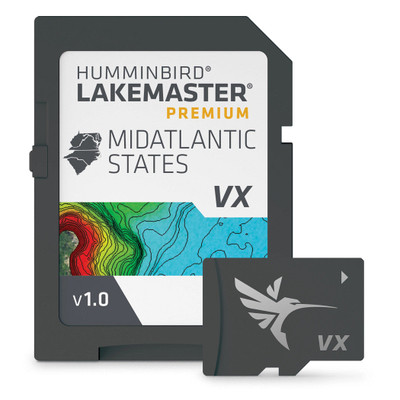 Humminbird LakeMaster® VX Premium - Mid-Atlantic States Humminbird LakeMaster® VX Premium - Mid-Atlantic States