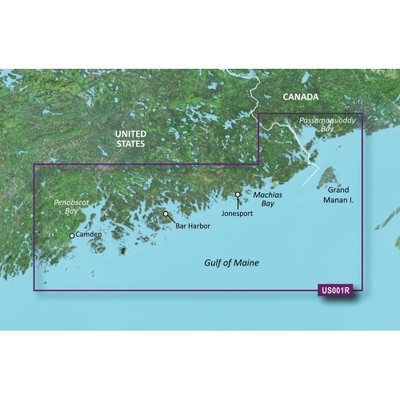 Garmin BlueChart® g3 Vision® HD - VUS001R - North Maine - microSD/SD