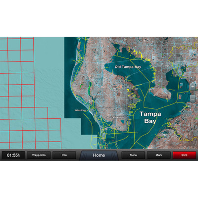 Garmin Standard Mapping® - Florida West Pen Premium microSD/SD Card Garmin Standard Mapping® - Florida West Pen Premium microSD/SD Card