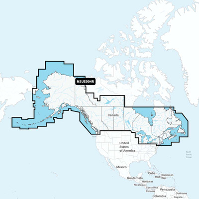 Garmin Navionics+ NSUS004R Canada & Alaska Garmin Navionics+ NSUS004R Canada & Alaska